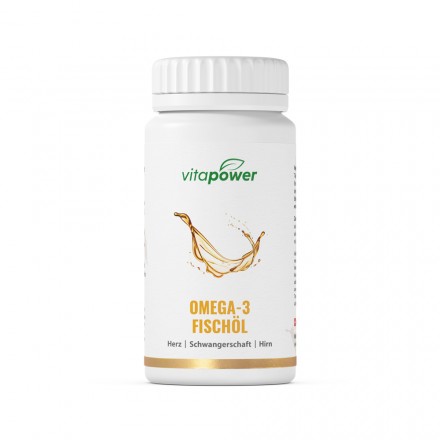 Premium Omega 3 Fisch&ouml;l Kapseln | Vitapowershop