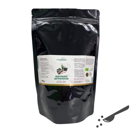Top Gerstengras Saft-Pulver hier online kaufen.