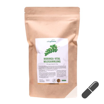 Moringa-Kapseln  mit Acerola | Vitapowershop