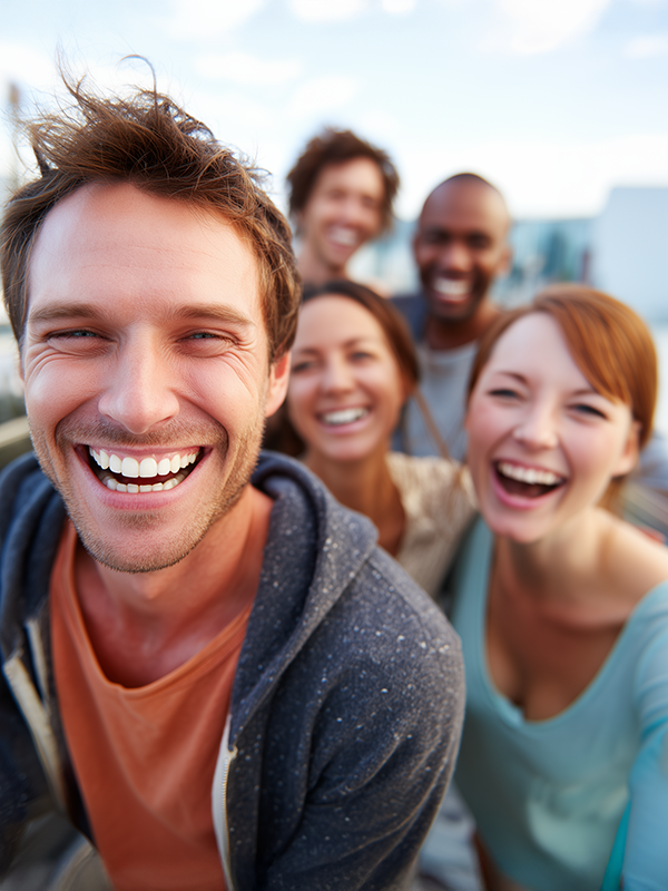 Biene und Schmetterling auf einer Bl&uuml;te &ndash; Symbol f&uuml;r Honig/Bl&uuml;tenpollen (Energie/Stoffwechsel)